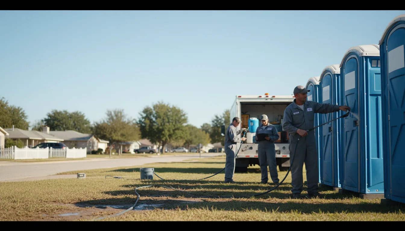 Long-Term Portable Toilet Rental in Woodbury, GA near me